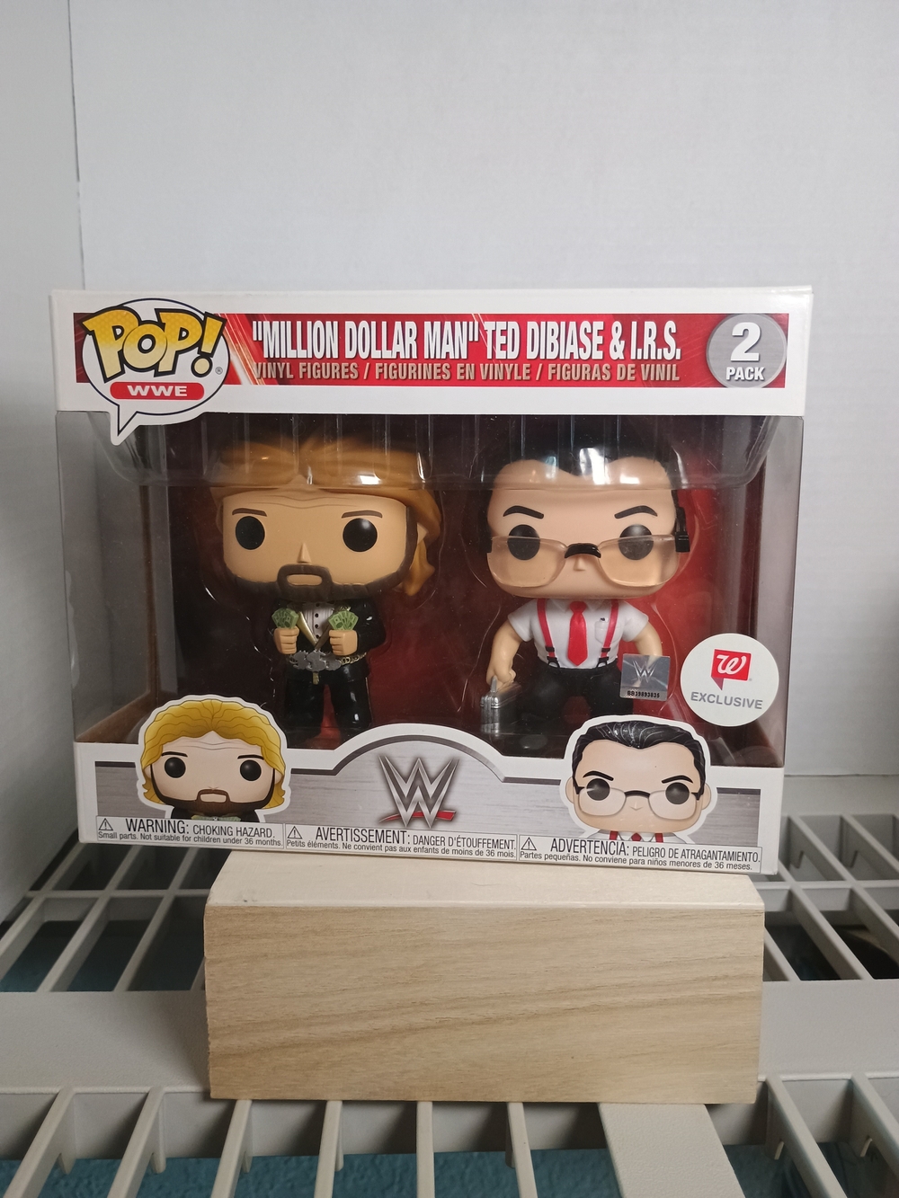 Funko Million Dollar Man Ted DiBiase & I.R.S. 2-Pack. WWE 2-Pack